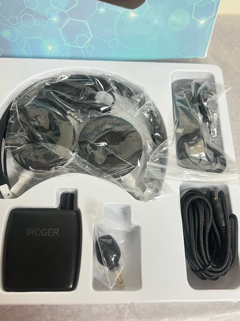 Black Wireless Lavalier Microphone Transmitter